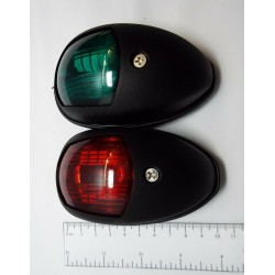 LED 12V Port and Starboard, Black ABS LED 12V Port and Starboard, Black ABS