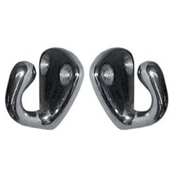 2x 316 STAINLESS STEEL FENDER HOOKS 2x 316 STAINLESS STEEL FENDER HOOKS