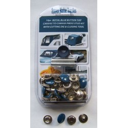 ROYAL BLUE CAP Canvas To Canvas Press Studs ROYAL BLUE CAP Canvas To Canvas Press Studs