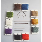 Canvas / Leather / Upholstery needles + Twine Sewing Kit