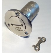 FUEL KEY screw cap 38mm / 1.5inch 316 AISI Engraved Deck Filler