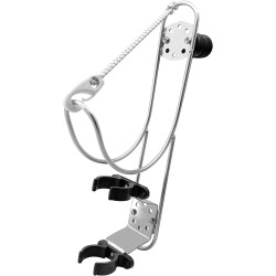 Bracket / holder Horseshoe or Ring Lifebuoy. Stainless Steel + Elastic lock