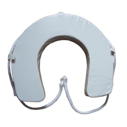 Horseshoe Lifebuoy WHITE +  Grab Line