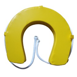 Horseshoe Lifebuoy YELLOW +  Grab Line